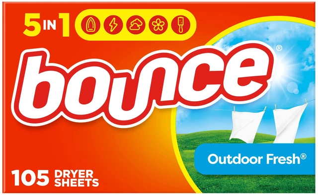 Main image of Bounce Dryer Sheets Outdoor Fresh Scent 105 Count