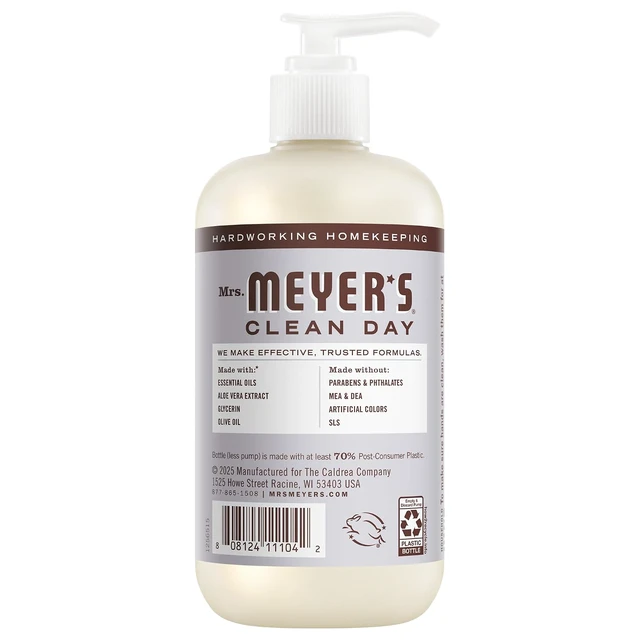 Alt view image 5 of 6 - Mrs. Meyer's Clean Day Hand Soap Lavender Scent 12.5Fl Oz