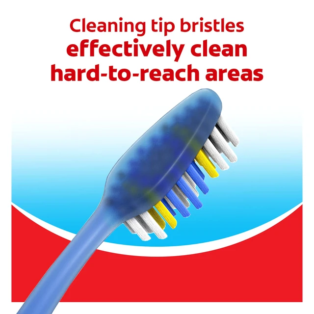 Alt view image 3 of 6 - Colgate Extra Clean Adult Toothbrushes, Soft, Value 6-Pack