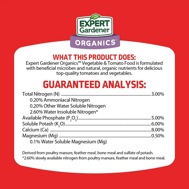 Alt view image 2 of 7 - 4lb Expert Gardener Organics Vegetable & Tomato Food Fertilizer