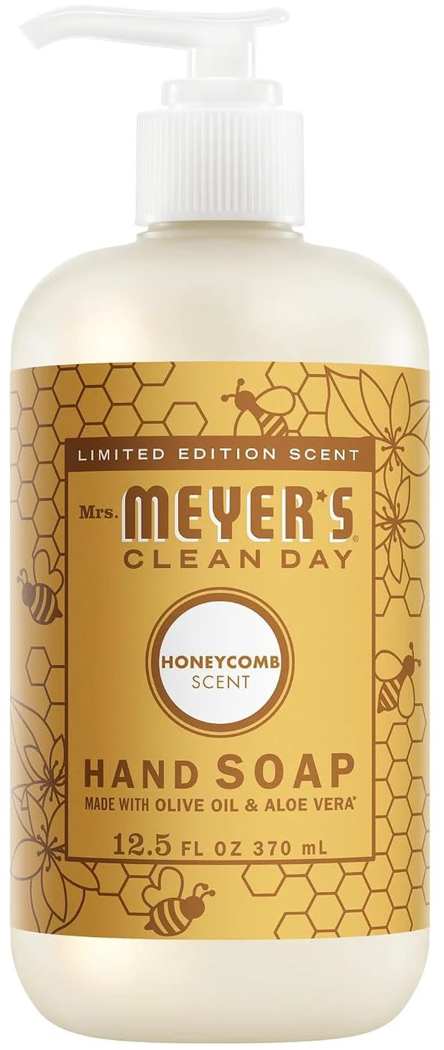 Main image of Mrs. Meyer's Clean Day Hand Soap, Honeycomb Scent, 12.5 Fl Oz Bottle