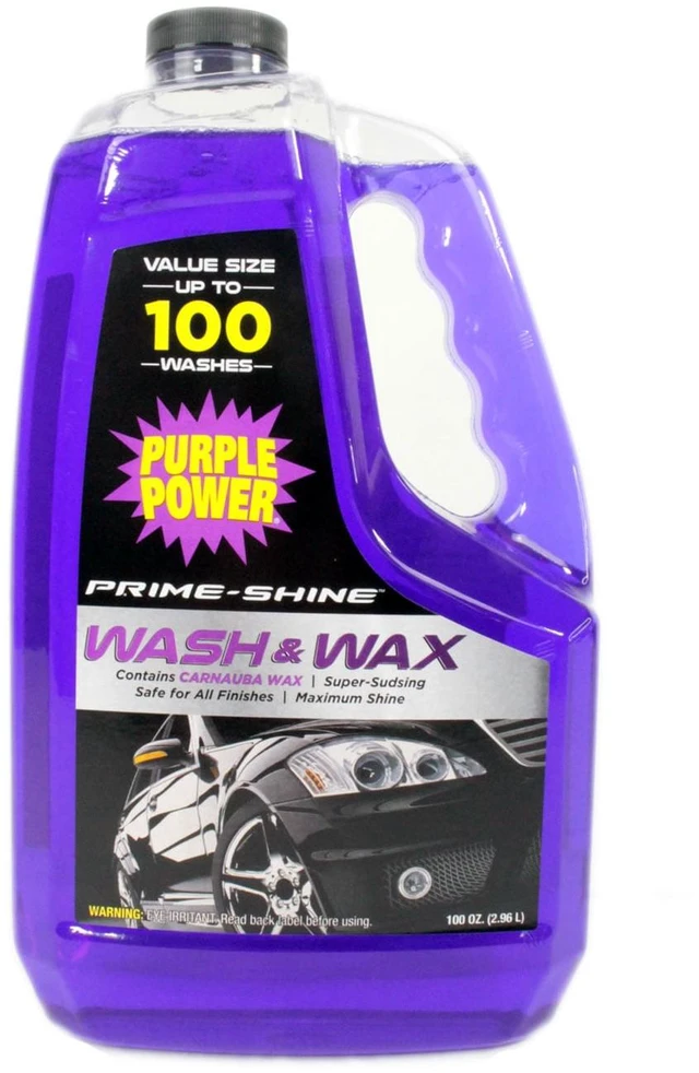 Main image of Purple Power Wash & Wax 100 oz Automotive Cleaner with Carnauba Wax
