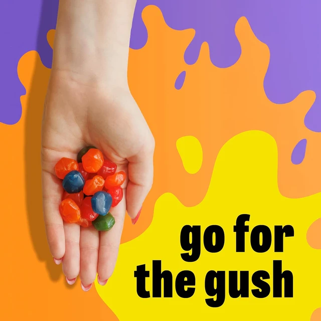 Alt view image 6 of 6 - Gushers Tropical Fruit Snacks Mini Pouches, 3ct, 1.32oz