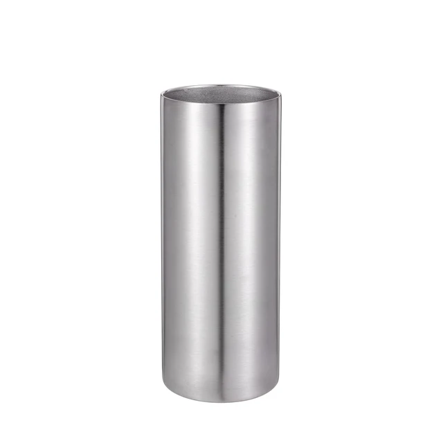 Alt view image 5 of 5 - Double Wall Stainless Steel Slim Tumbler 25 fl oz with Slider Lid