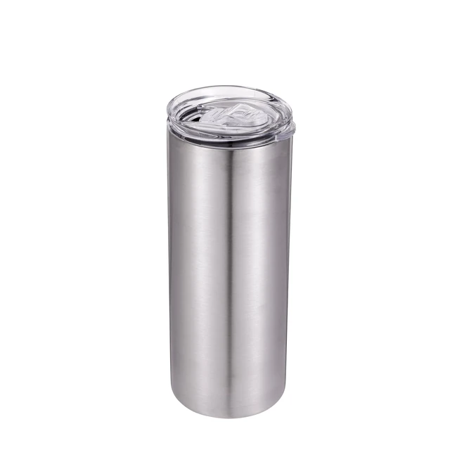 Alt view image 4 of 5 - Double Wall Stainless Steel Slim Tumbler 25 fl oz with Slider Lid