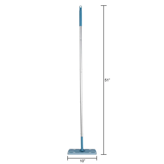 Alt view image 2 of 6 - Great Value Wet & Dry Mop Sweeper Kit, 1 Mop Kit, 10 Pad Refills