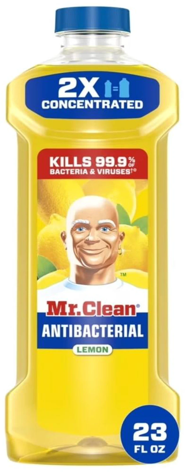 Main image of Mr. Clean All Purpose Floor Cleaner, Lemon, Anti-Bacterial, 23fl oz