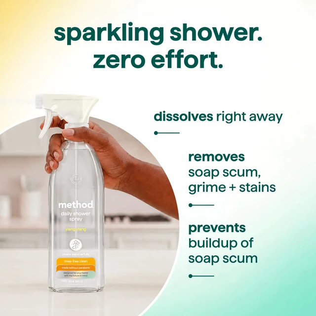 Alt view image 3 of 7 - Method Daily Shower Cleaner Spray Ylang Ylang 28fl oz