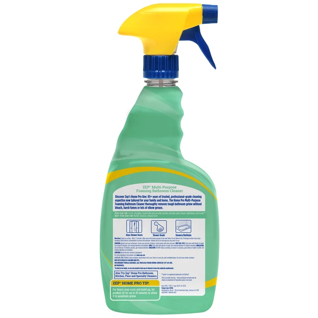 Alt view image 3 of 6 - Zep Home Pro Multi-Purpose Foaming Bathroom Cleaner 32oz