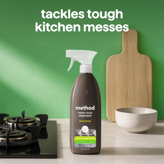 Alt view image 3 of 7 - Method Heavy Duty Degreaser, 28Fl Oz, Lemongrass Scent