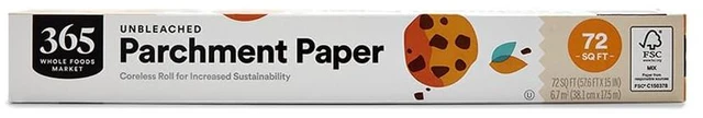 Main image of 365 by Whole Foods Market Unbleached Parchment Paper 72 Sq Ft