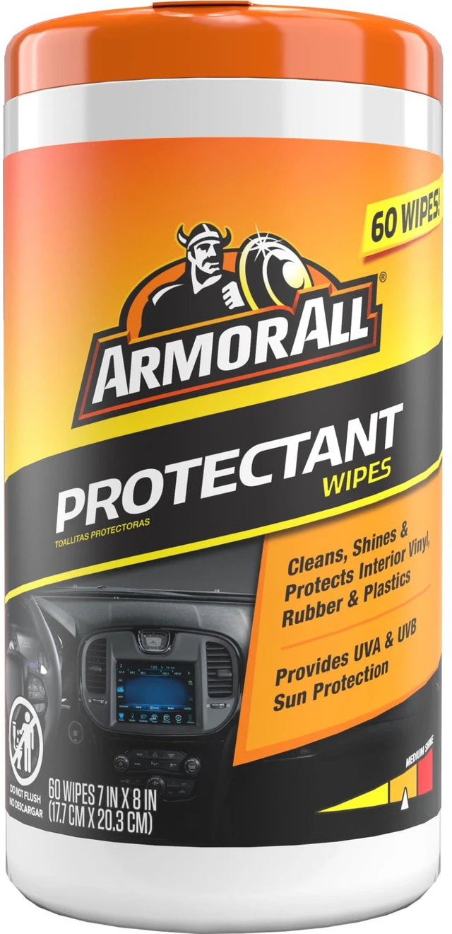 Main image of Armor All Car Interior Protectant Wipes, 60 Count