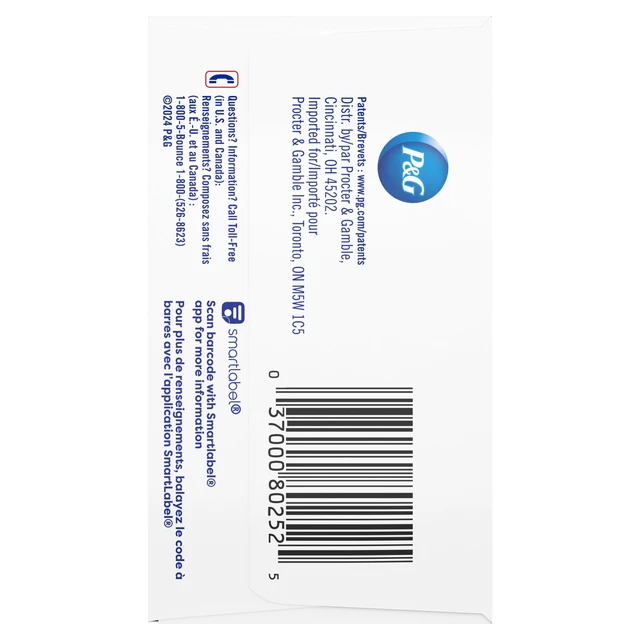 Alt view image 5 of 6 - Bounce Free & Gentle Fabric Softener Dryer Sheets, Unscented, 120 Count
