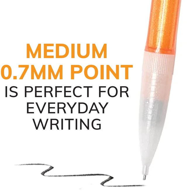 Alt view image 4 of 5 - BIC Xtra Sparkle Mechanical Pencils, No. 2, 0.7mm, 24-Count (Barrel Colors May Vary)