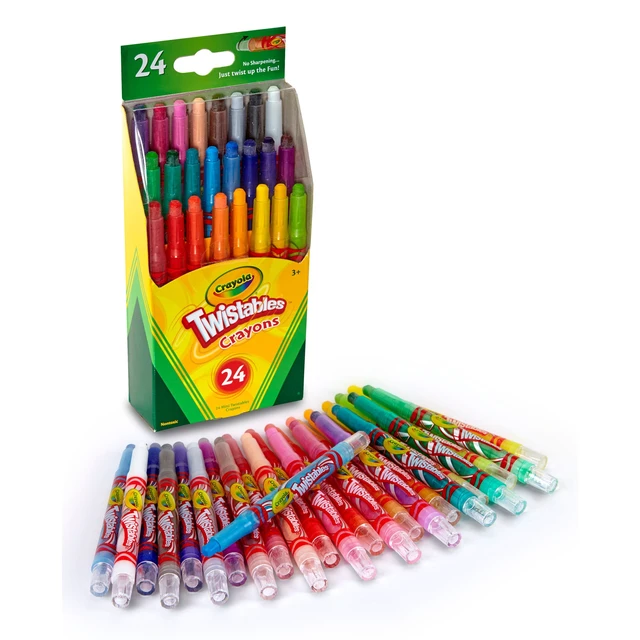 Alt view image 3 of 6 - Crayola Mini Twistables Crayons, 24 Count, Back to School Supplies, Classroom Supplies, Adaptive Art Tools, Gift for Kids, Age 3+