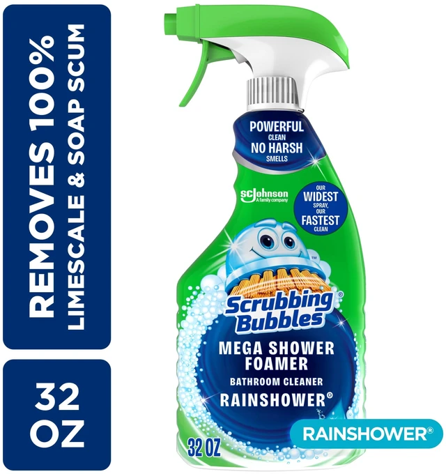 Main image of Scrubbing Bubbles Mega Shower Foamer Spray Bathroom Shower & Tub Cleaner Rainshower 32oz