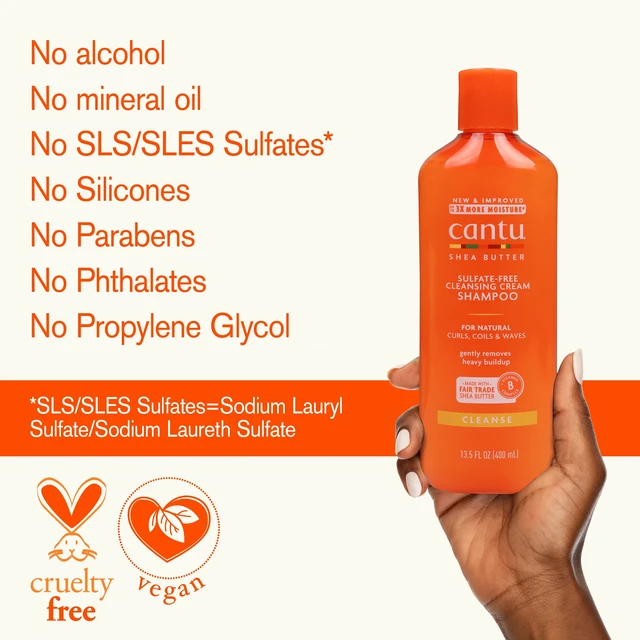 Alt view image 2 of 6 - Cantu Sulfate-Free Cleansing Cream Shampoo 13.5fl oz