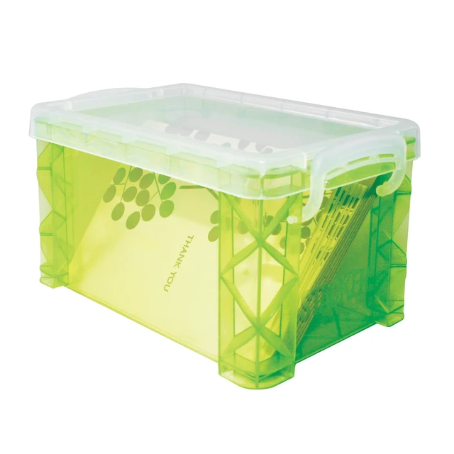 Alt view image 3 of 3 - Super Stacker Storage Box 3.6"x4"x6.5" Assorted Colors
