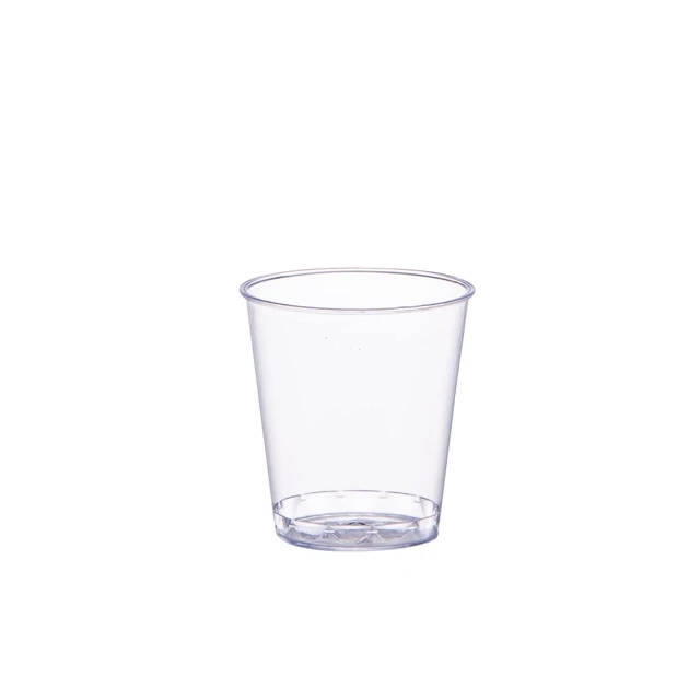 Alt view image 3 of 6 - SETUP 1oz Clear Plastic Mini Disposable Shot Glasses 100 Count