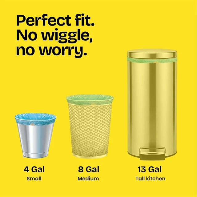 Alt view image 4 of 6 - Glad Odorshield Small Drawstring Trash Bags, 4 Gal, Febreze Beachside Breeze, 34 Ct