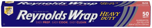 Main image of Reynolds Wrap Heavy Duty Aluminum Foil Roll, 12 Inch Wide, 50sq ft