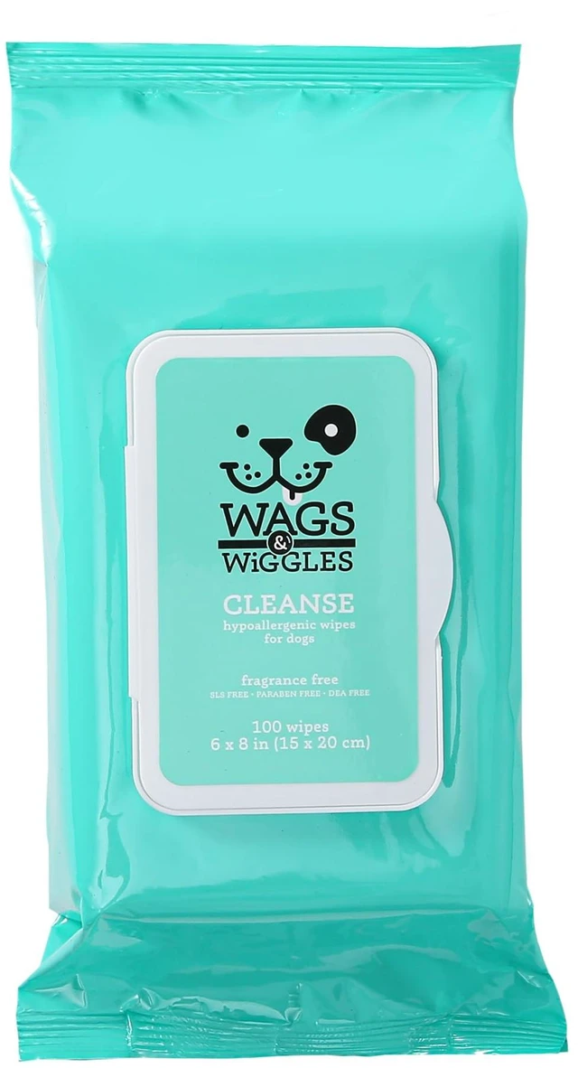 Main image of Wags & Wiggles Hypoallergenic Dog Wipes Fragrance-Free 100 Count
