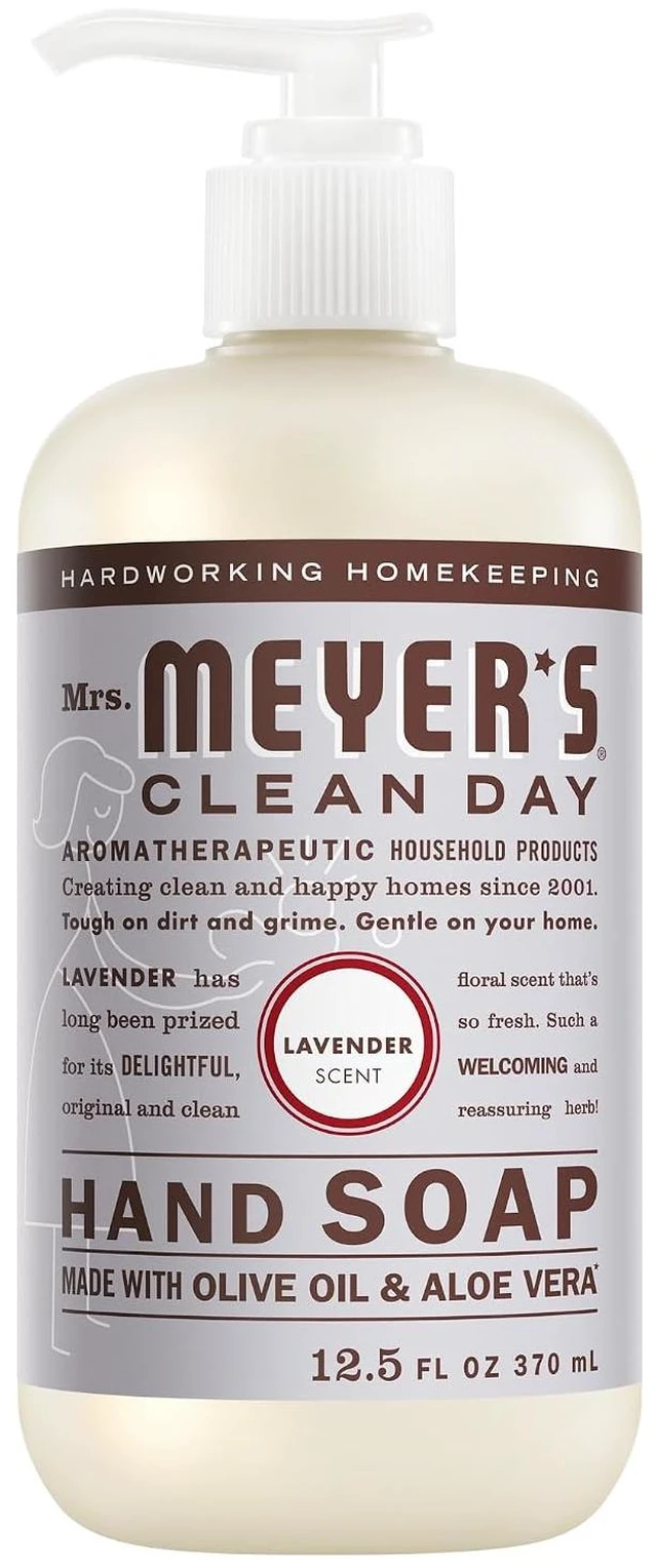 Main image of Mrs. Meyer's Clean Day Liquid Hand Soap, Lavender, 12.5 Fl Oz, Pack of 1