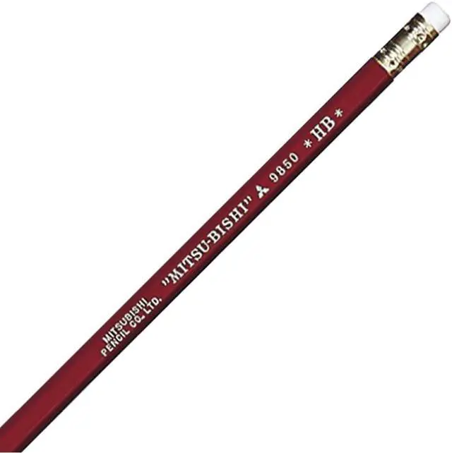 Alt view image 3 of 4 - B. Toys Mitsubishi Pencil with Pencil Eraser 9850 Hardness HB K9850HB