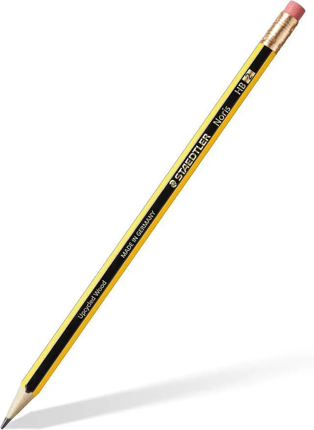 Alt view image 2 of 6 - STAEDTLER 122-HB Noris Graphite Pencils with Eraser-Tip - HB (Box of 12)