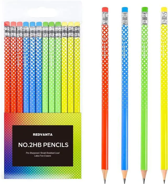 Main image of Pre-Sharpened #2 Pencils, Wood, Back to School Supplies, 12 Count