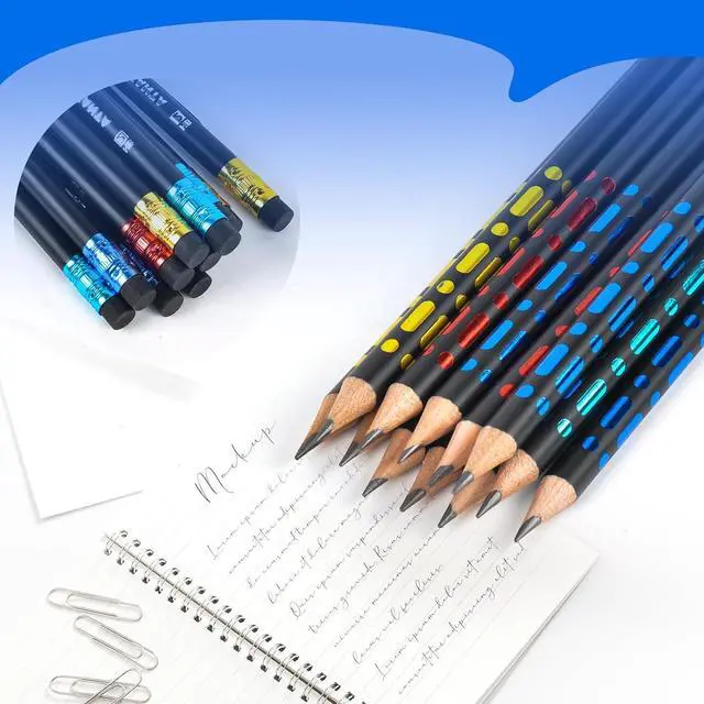 Alt view image 6 of 7 - Pre-Sharpened #2 Pencils, Wood, Back to School Supplies, 12 Count