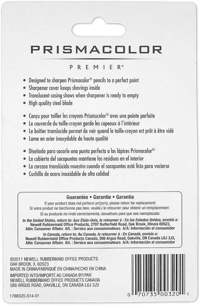 Alt view image 5 of 5 - Prismacolor Premier Pencil Sharpener - Writing, Drawing, Sketching, Art Supplies