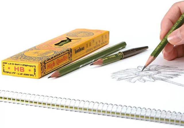 Alt view image 2 of 3 - Tombow 8900 Drawing Pencil, HB,Graphite 12-Pack