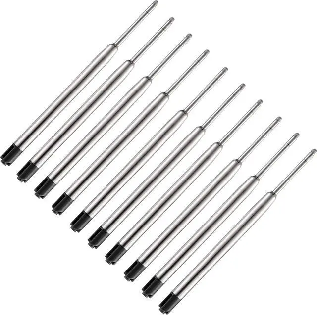 Main image of Pen Refills, 3.9in Black Ink Pen Refills 1.0mm Replacement Ink for Ballpoint Pen Parker Pen Tactical Pen (10 Pack)