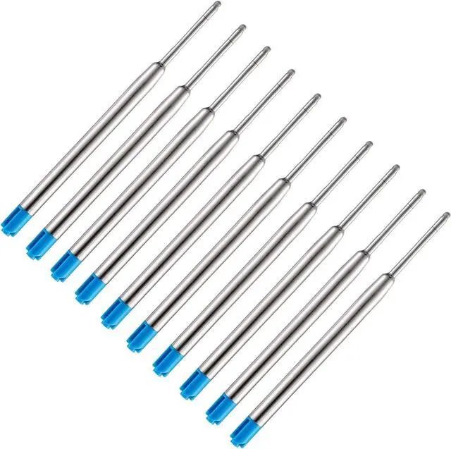 Main image of Pen Refills, 3.9in Blue Ink Pen Refills 1.0mm Replacement Ink for Ballpoint Pen Parker Pen Tactical Pen (10 Pack)