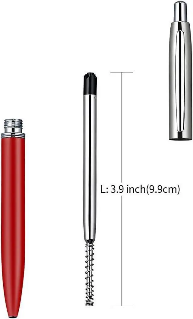 Alt view image 4 of 6 - ChaoQ Black Ink Refills (6pcs), Replaceable Ballpoint Pen Refills