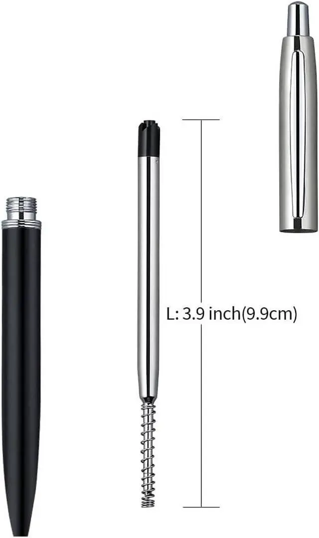 Alt view image 5 of 6 - ChaoQ Black Ink Refills (6pcs), Replaceable Ballpoint Pen Refills