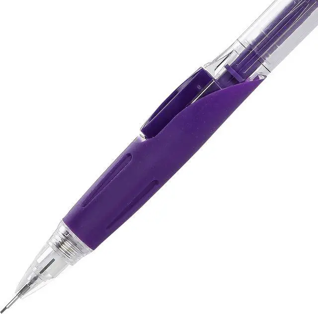 Alt view image 5 of 7 - Pentel Twist-Erase Click Mechanical Pencil, (0.5mm), Assorted Barrels, 2 Eraser Refills and Lead, Color May Vary, Pack of 2 (PD275TLEBP2)
