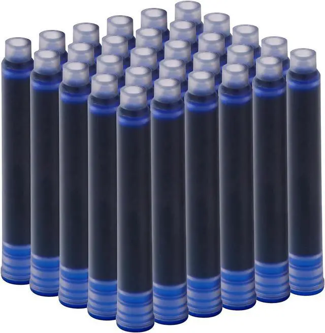 Alt view image 4 of 5 - Jinhao Fountain Pen Blue Ink Cartridge International Standard 2.6mm Bore Diameter Ink Refill Set of 30 PCS