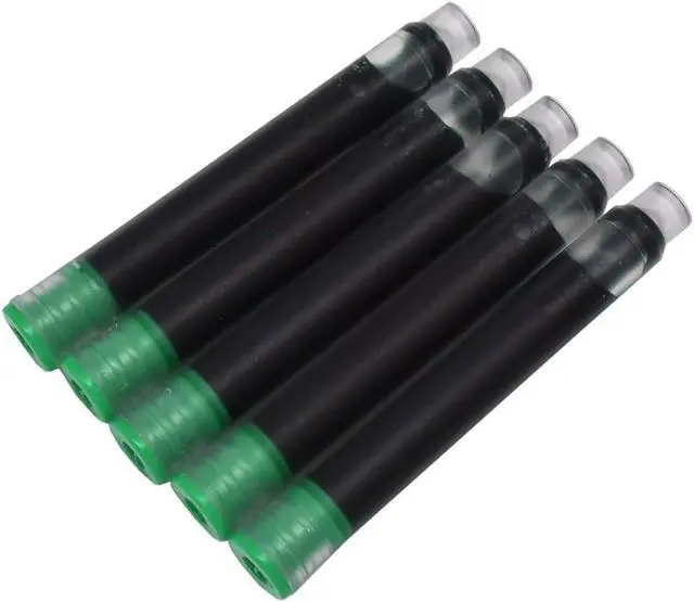Alt view image 3 of 6 - Jinhao Fountain Pen Green Ink Cartridge International Standard 2.6mm Bore Diameter Ink Refill Set of 30 PCS