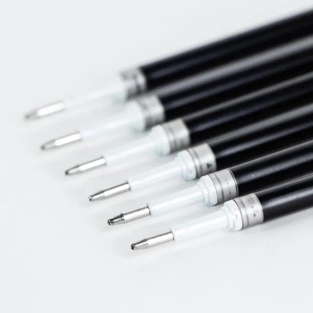 Alt view image 5 of 5 - Pentel Refill Ink - for EnerGel Gel Pen, 1.0mm Metal Tip, Bold, Black Ink, Pack of 6 Refills (LR10-6A)