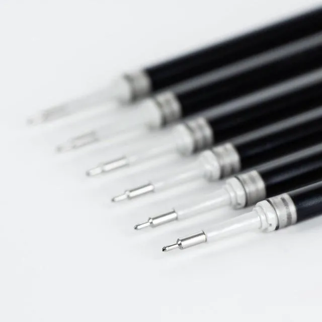 Alt view image 5 of 5 - Pentel Refill Ink - for EnerGel Gel Pen, 0.7mm Needle Tip, Fine, Black Ink, Pack of 6 Refills (LRN7-6A)