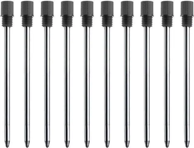 Main image of ChaoQ 10 Pcs Black Ink Pen Refills for Twist Pens Ballpoint Pen Refills