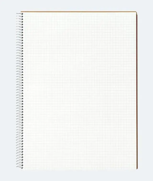 Alt view image 2 of 7 - Maruman Spiral Note Basic Notebook, 160 Pages, A4, 5mm Graph Paper