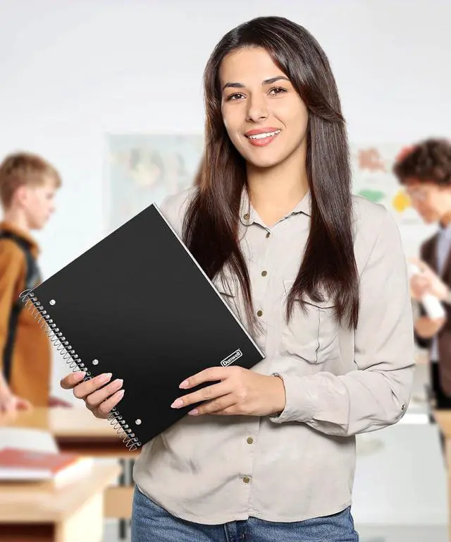 Alt view image 7 of 7 - Dunwell 1-Subject Graph Paper Notebook 8.5x11, 200 Pages, Black