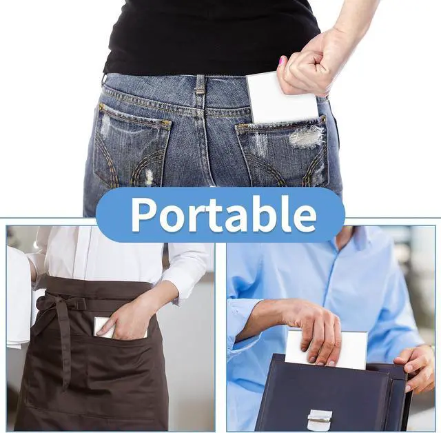 Alt view image 6 of 7 - Hoiny 6 Pack Note Pads 4x6, Blank Server Notepad, Small Memo Scratch Paper