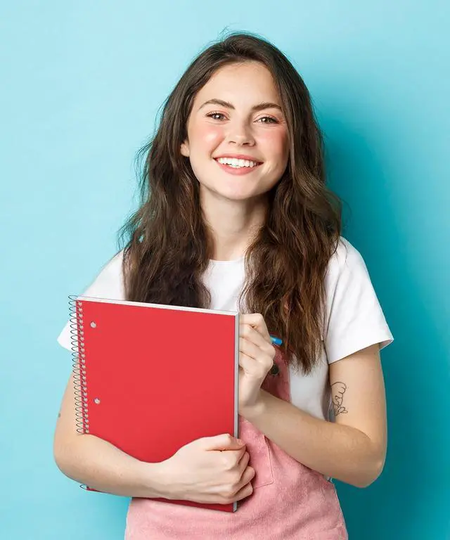 Alt view image 6 of 7 - Dunwell 1-Subject College Ruled Spiral Notebook 8.5x11, 100 Sheets, Red