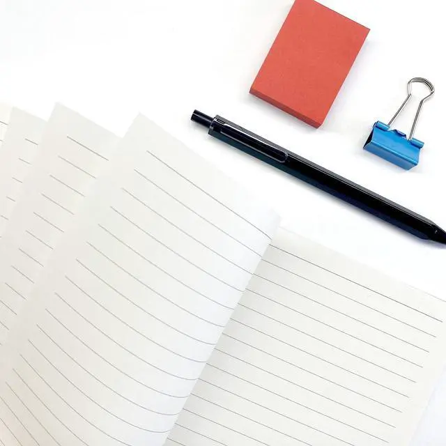 Alt view image 6 of 6 - Ykimok 2 Pack College Ruled Notebook, Soft Yellow Cover Spiral Notebook, Memo Notepad Sketchbook, Students Office Business Diary Spiral Book Journal,100 Pages, 50 Sheets, 7.48 x 5.11 Inch