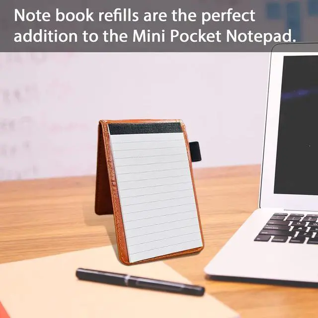 Alt view image 4 of 7 - Nichela 8 Pcs Note Pads Refills 3 x 5 inches Memo Small Notebook Writing Pads with 30 Sheets Each Pad College Ruled Lined Paper NotePads White
