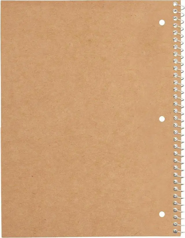 Alt view image 6 of 6 - Mead Spiral Notebook, 6 Pack, 1 Subject, Wide Ruled Paper, 7-1/2" x 10-1/2", 70 Sheets per Notebook, Assorted Pastel Colors (930050-ECM)